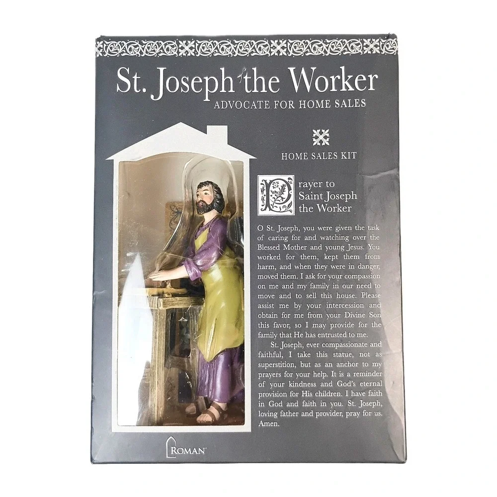 St Joseph the Worker 45007 NEW In Box Catholic Roman Inc Home Sales Kit